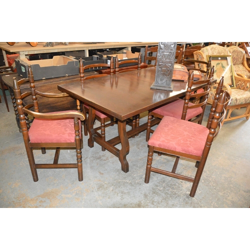 141 - Table & 6 chairs