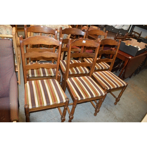 167 - Set of 6 chairs