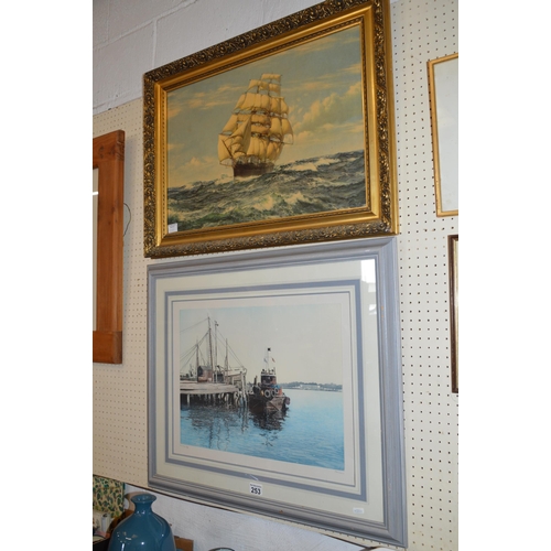 253 - 2 sailing prints