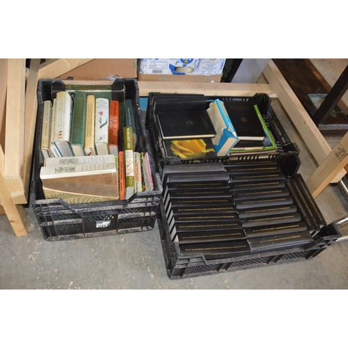 246 - 3 crates of gardening books