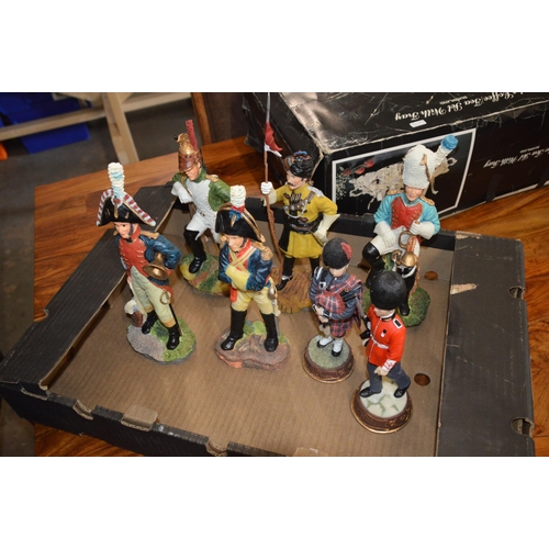 157 - Box of military figures