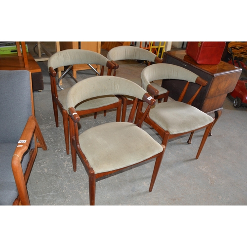 164 - Set of 4 Danish teak chairs