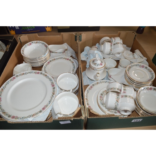 184 - 2 boxes of matching tea/dinner service