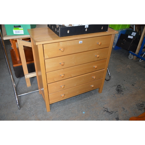 186 - Chest of drawers