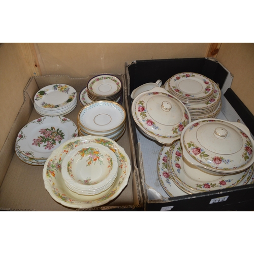 212 - 2 boxes of china