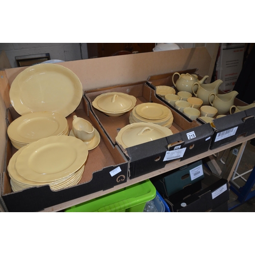 215 - 3 boxes of Meakins tea/dinner service