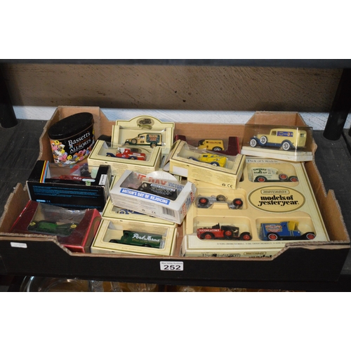 252 - Box of diecast model cars