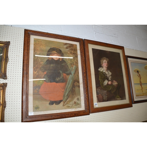 264 - 2 framed prints