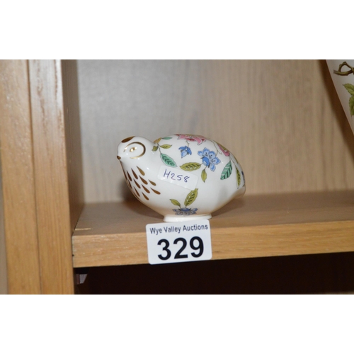 329 - Minton china quail