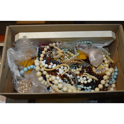 359 - Box of costume jewellery