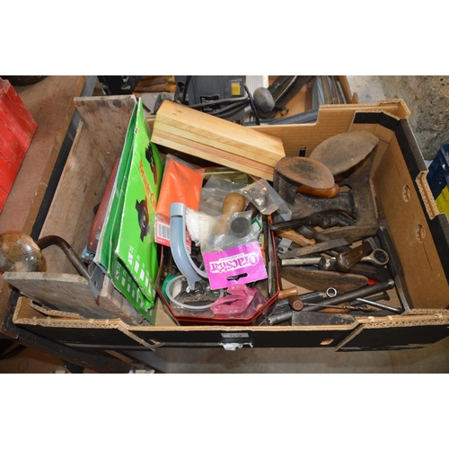 62 - Box of tools etc