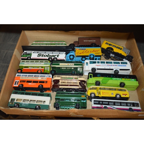 307 - Box of diecast model buses