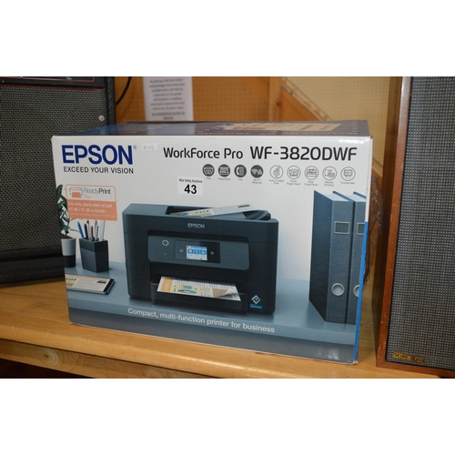 43 - Boxed Epson printer