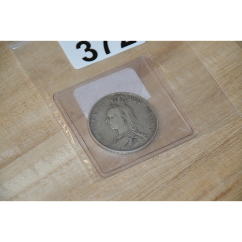 372 - Coin - 1889 half crown