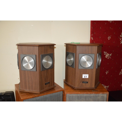 61 - Pair of Akai speakers