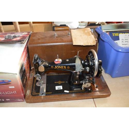 90 - Jones sewing machine