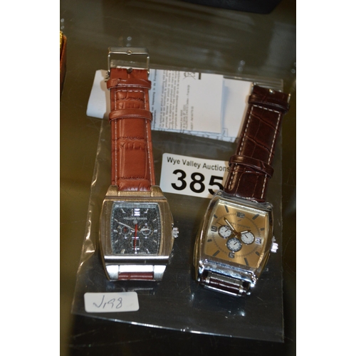 385 - 2 gents watches