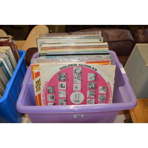 92 - Bin of records