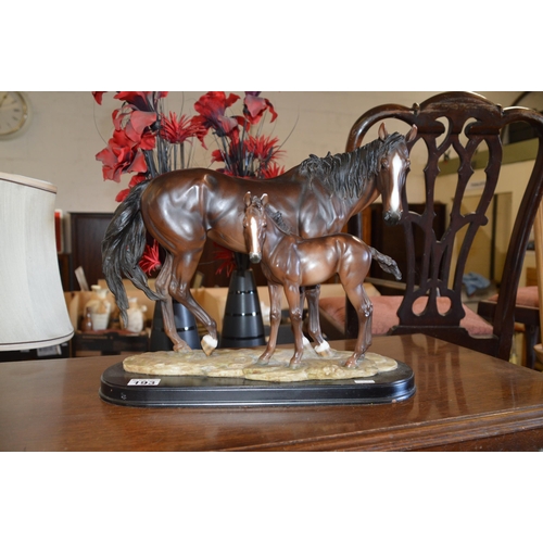 Horse sculpture