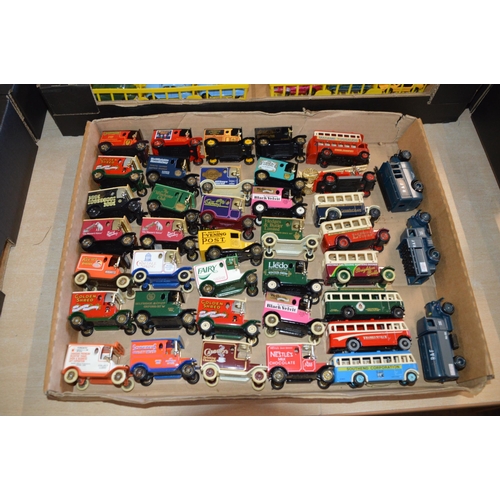 95 - Box of diecast vans