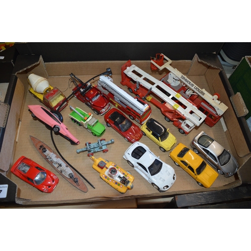 97 - Box of diecast toy cars etc