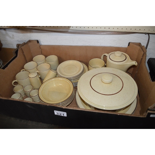 321 - Box of Poole pottery