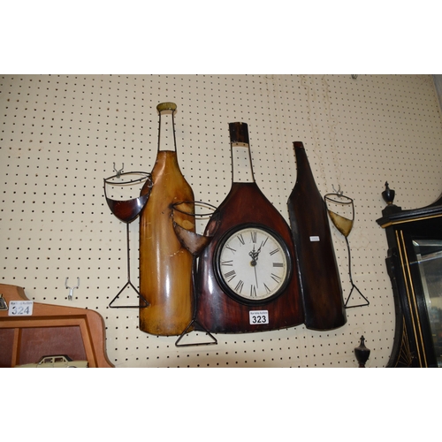 323 - Wine lovers clock