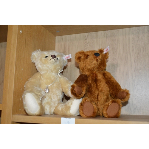 418 - 2 small Steiff teddy bears