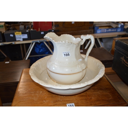 166 - Jug & bowl set