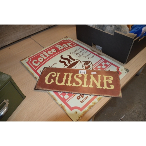 246 - 2 repro signs