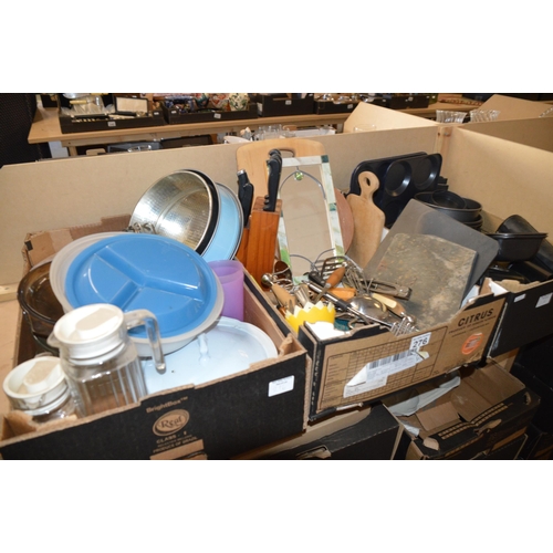 276 - 3 boxes of kitchenware