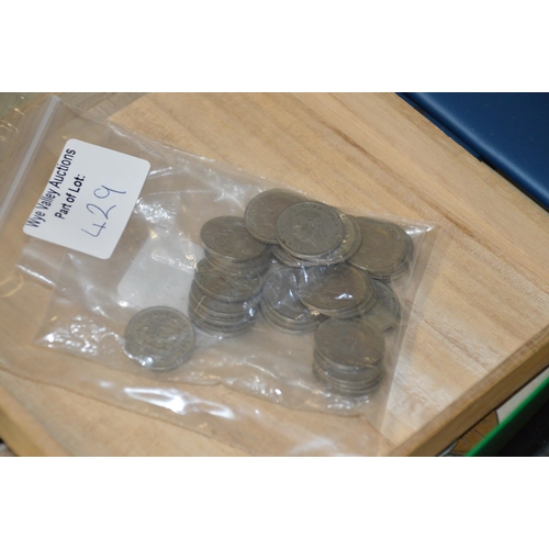 429 - Coins - 36 x George VI sixpence