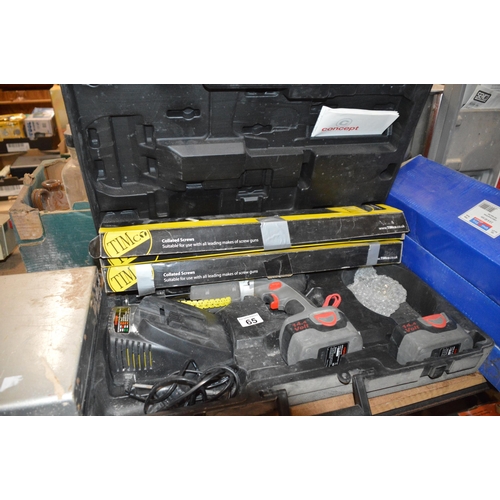 65 - Cased powertool kit