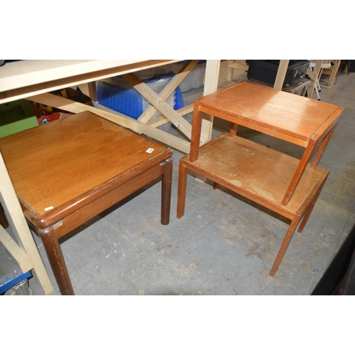 180 - 3 teak tables