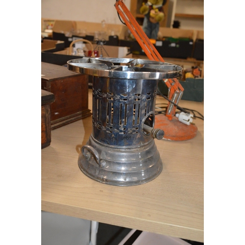 188 - Silver plated stove