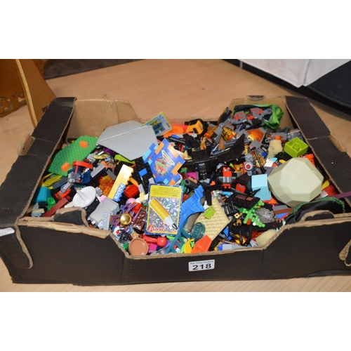 218 - Box of LEgo & other brands