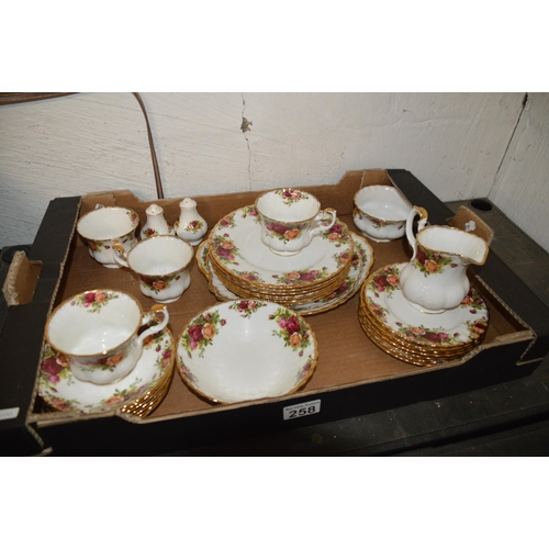 258 - Box of Royal Albert china