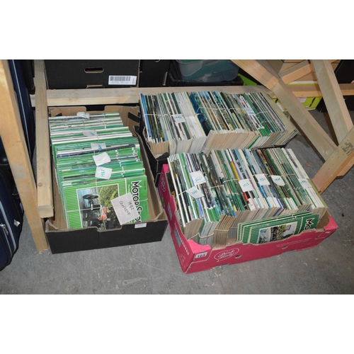 165 - 3 boxes of vintage motorsport magazines