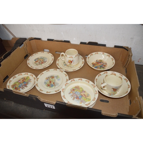 237 - Box of Bunnykins china