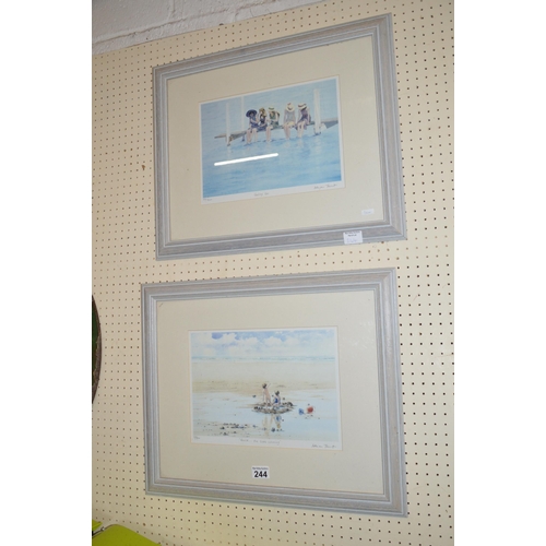 244 - Pair of framed prints