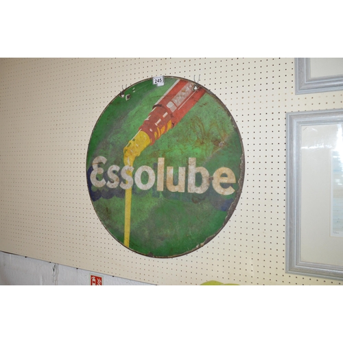 245 - Essolube sign...double sided