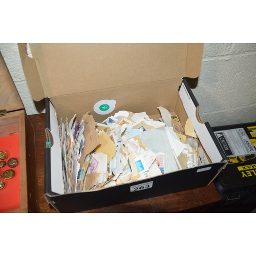 263 - Box of loose stamps