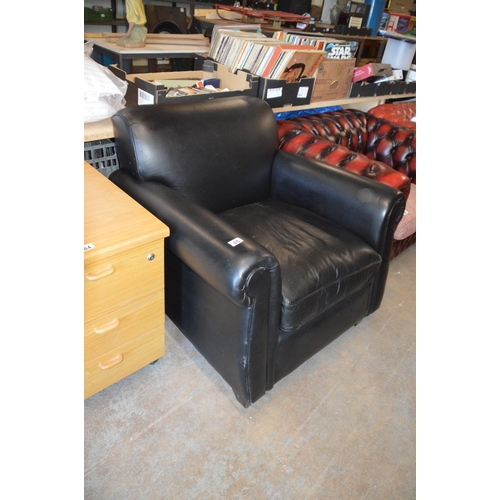 85 - Leather armchair