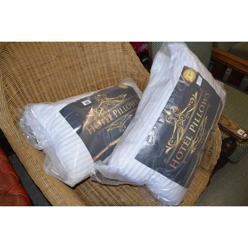 88 - 2 pairs NEW pillows