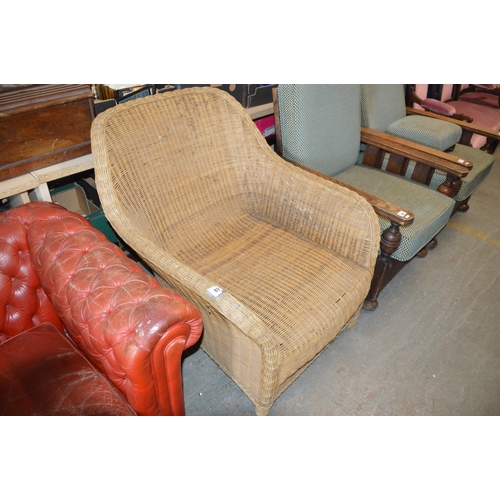 89 - Cane armchair