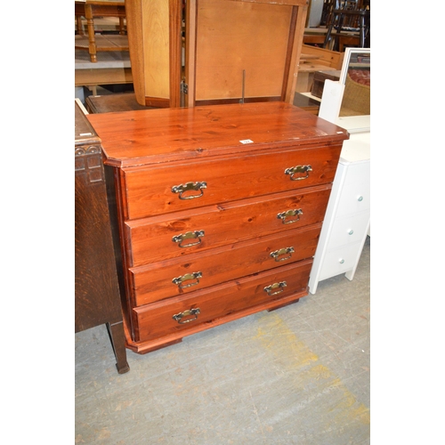 97 - Pine chest of drawers