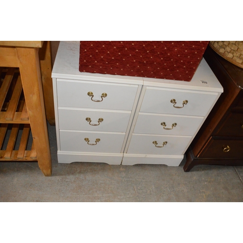 209 - Pair of bedside chests