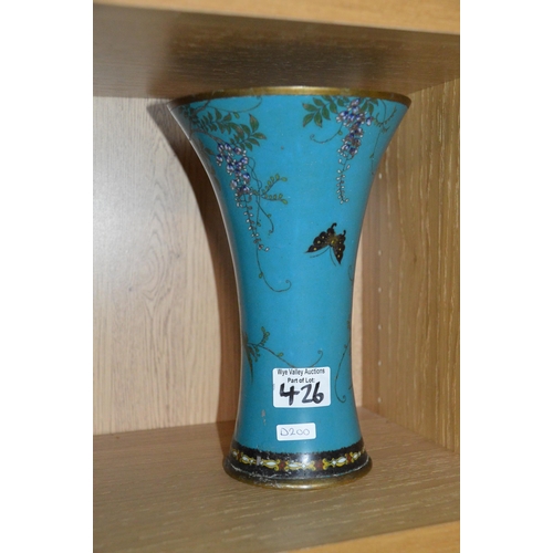 426 - Cloisonne vase