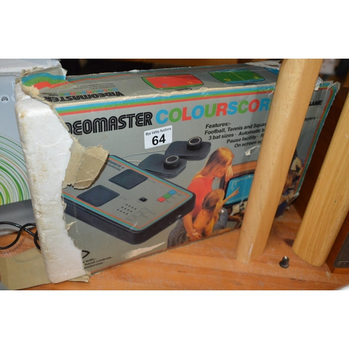 64 - Boxed vintage games console