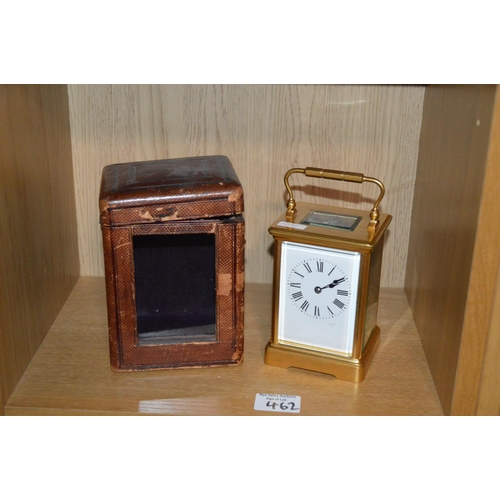 462 - Cased carriage clock